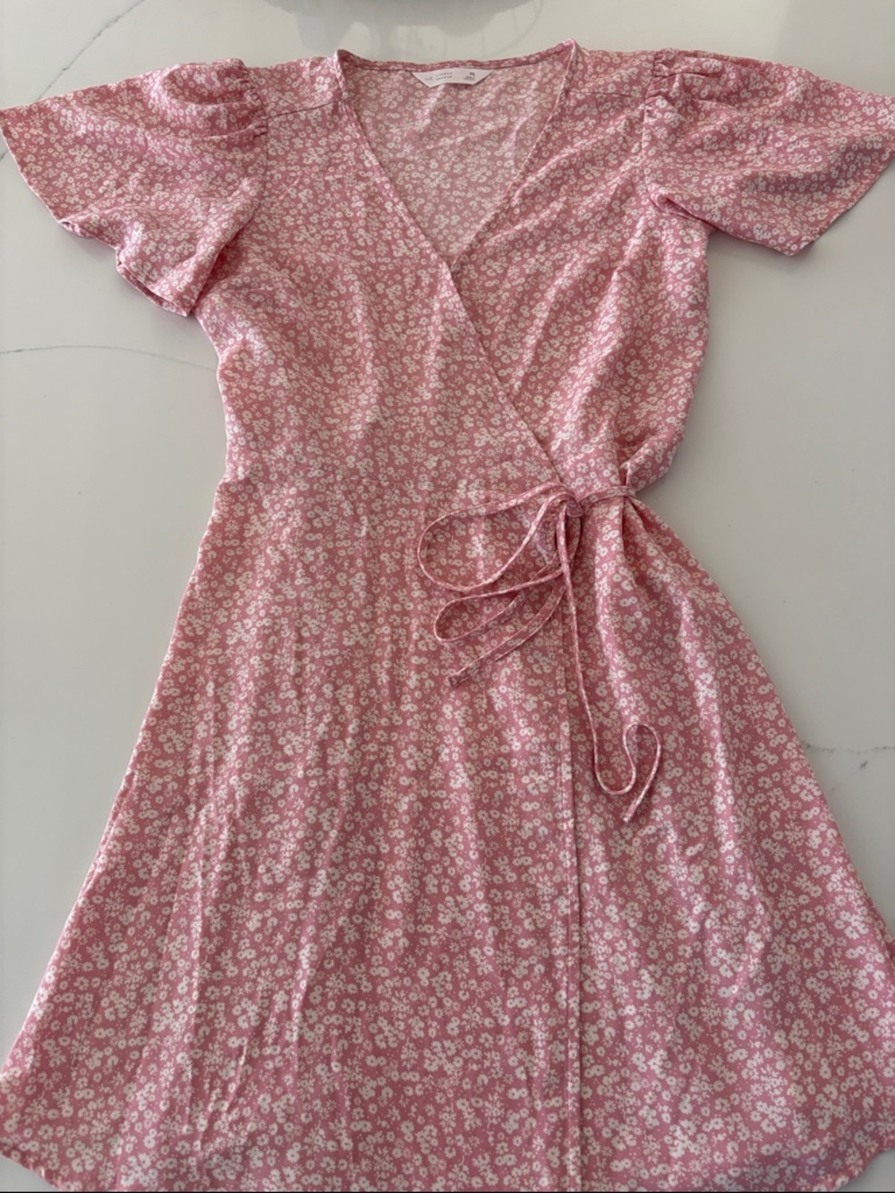 Lauren Conrad - Pink Floral Wrap Dress